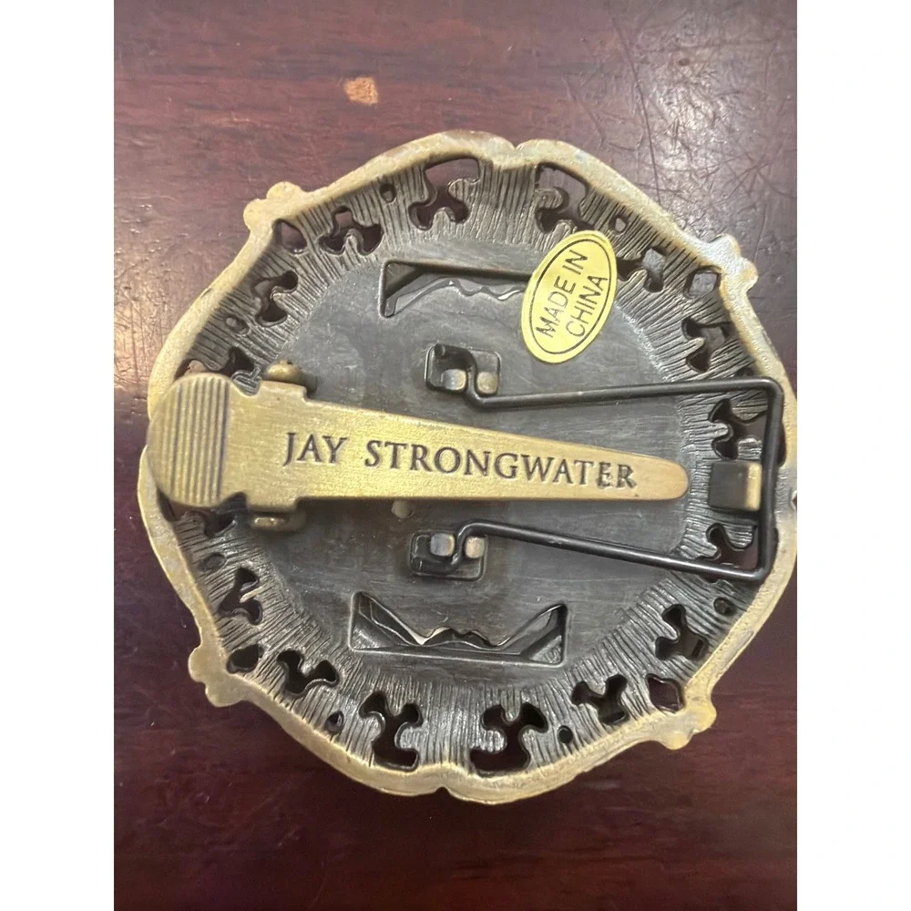 Jay Strongwater Neiman Marcus Red Enamel Crystal‎ Filigree Clip Picture Frame